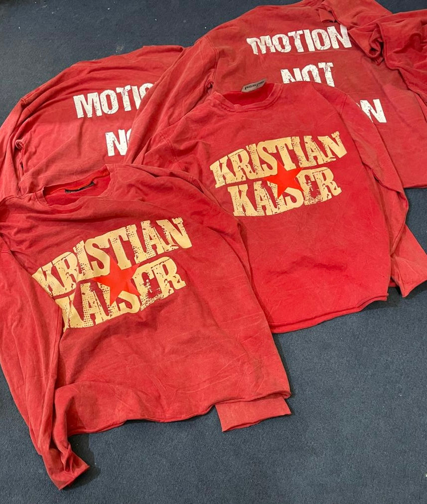 Wild Kwest Long-Sleeve Tee Red