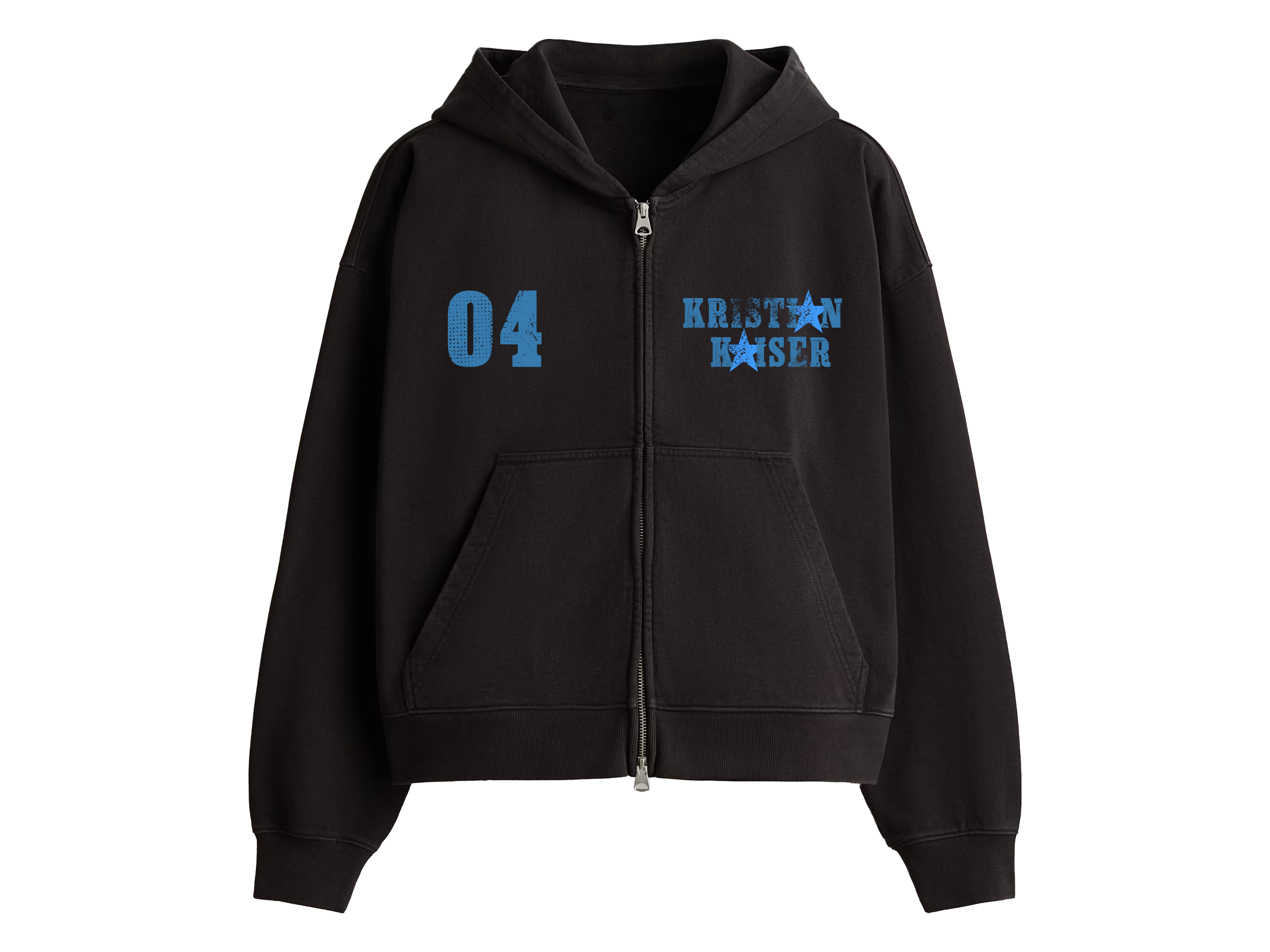 04 Zip Hoodie - Black – Kristian Kaiser