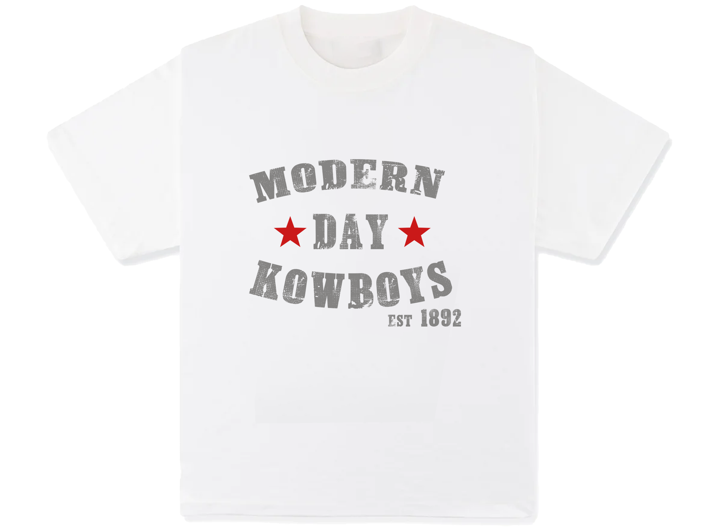 Modern Day Kowboys Tee - White