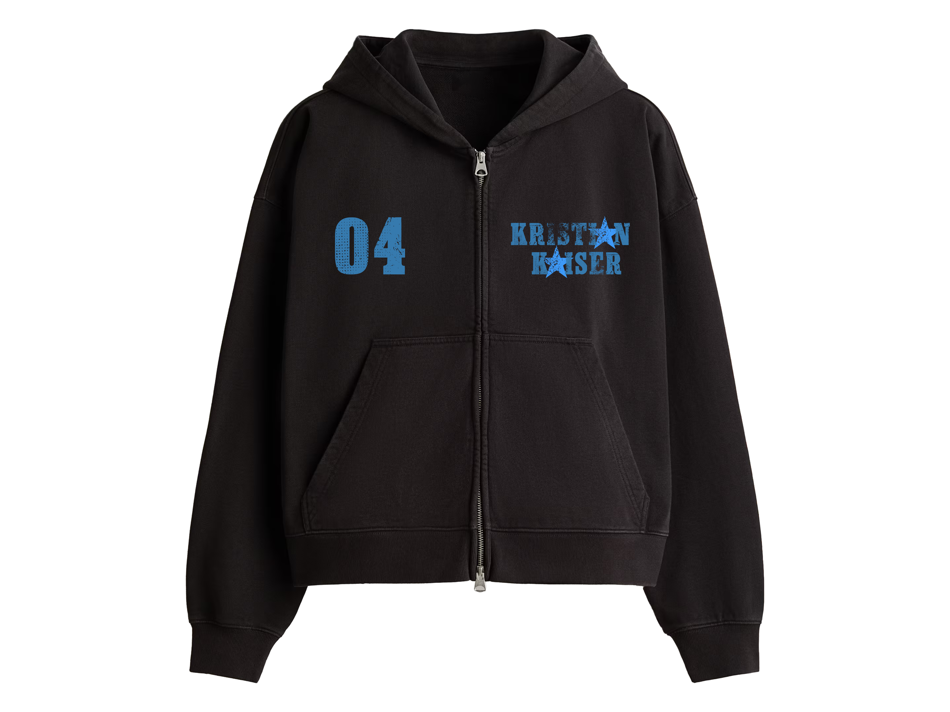 04 Zip Hoodie - Black – Kristian Kaiser