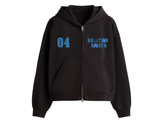 04 Zip Hoodie - Black