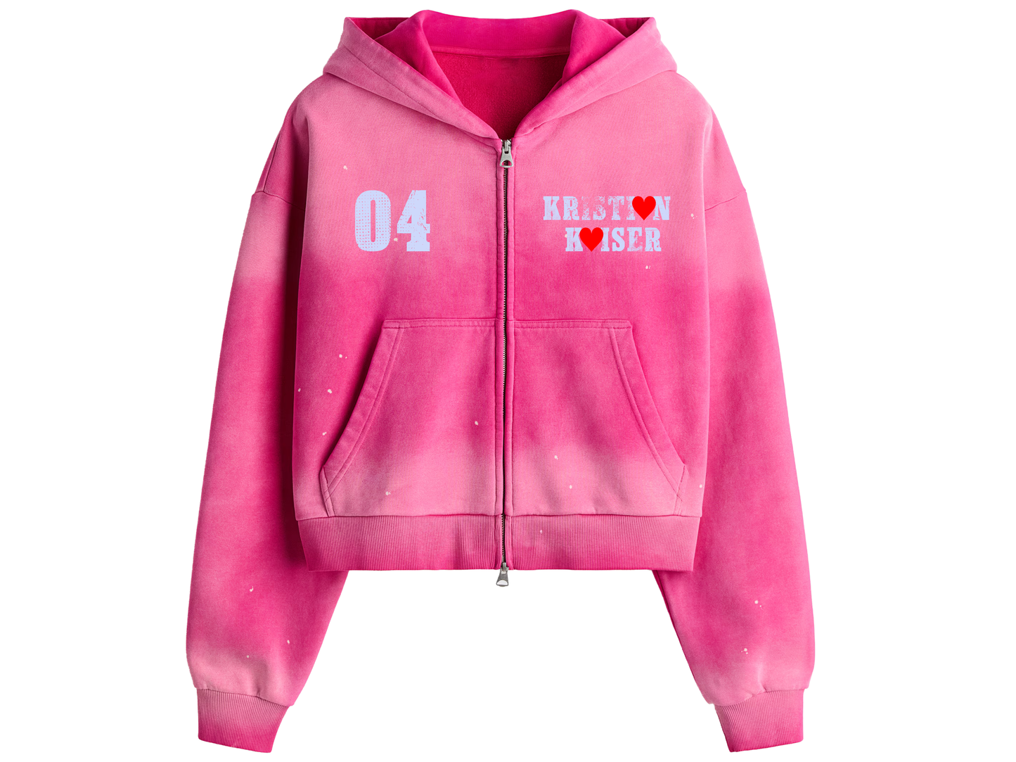 04 Zip Hoodie - Pink