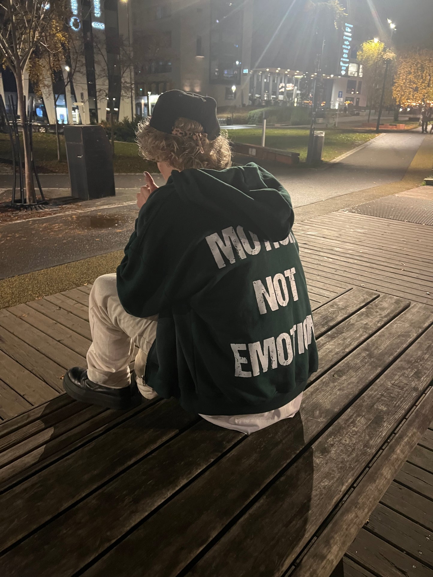 Wild Kwest Zip Hoodie - Pine Green