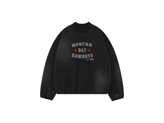 Modern Day Kowboys Track Top Black