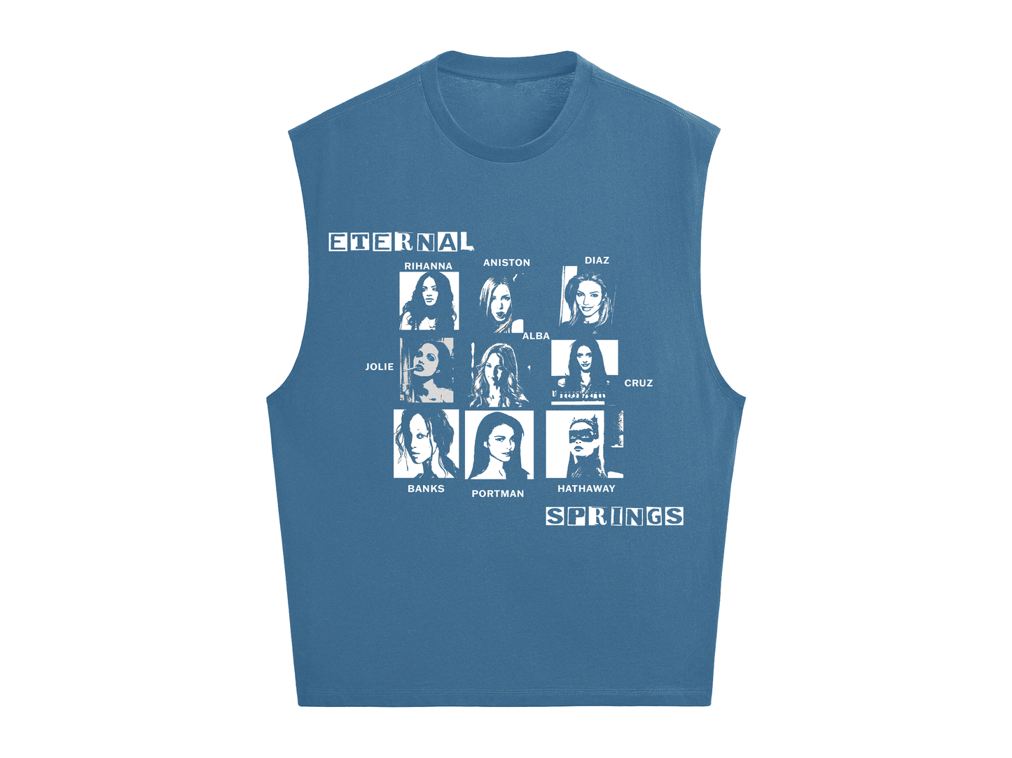 Eternal Springs Sleeveless Tee - Blue