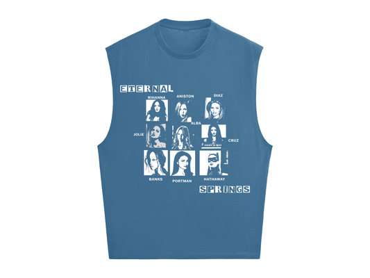 Eternal Springs Sleeveless Tee - Blue