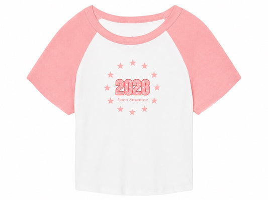 Euro Summer Baby Tee - Pink