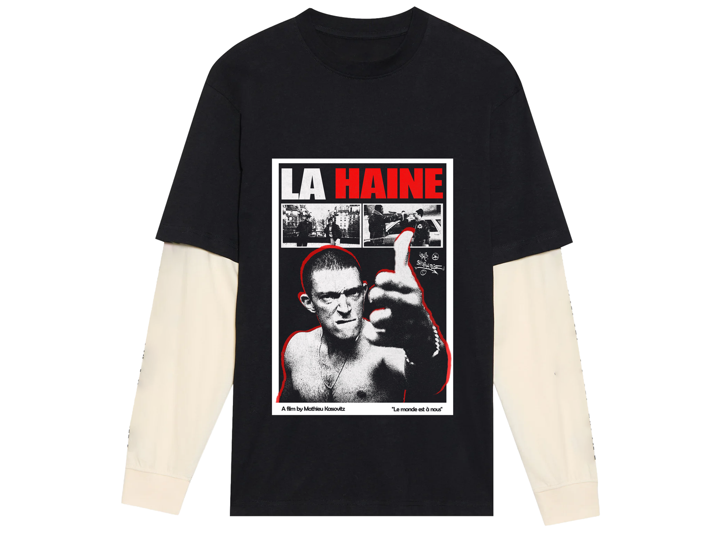 La Haine Double Layered Tee