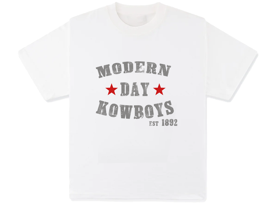 Modern Day Kowboys Tee - White